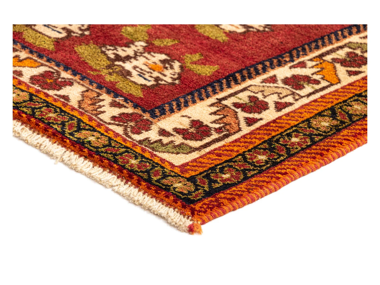 Wollteppich 135x188 Rot Ghashghai