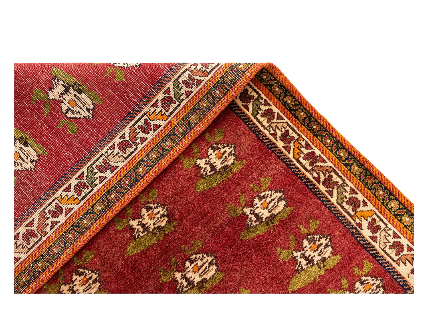 Wollteppich 135x188 Rot Ghashghai