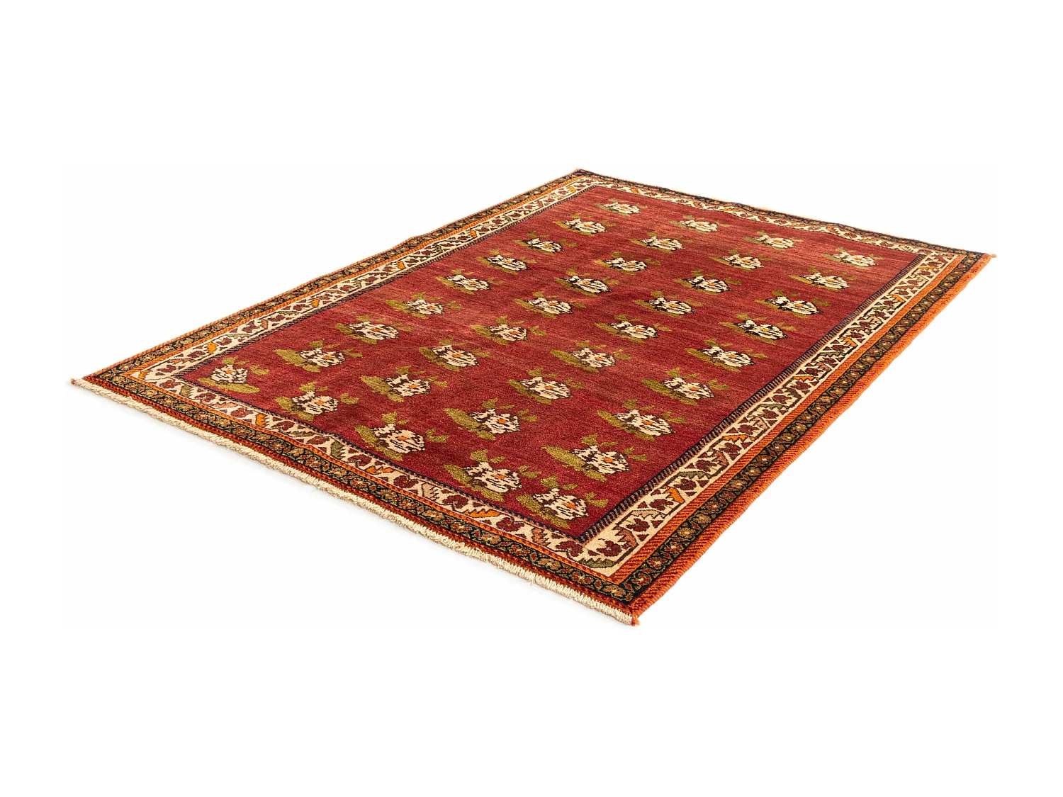 Tapis de laine 135x188 rouge Ghashghai