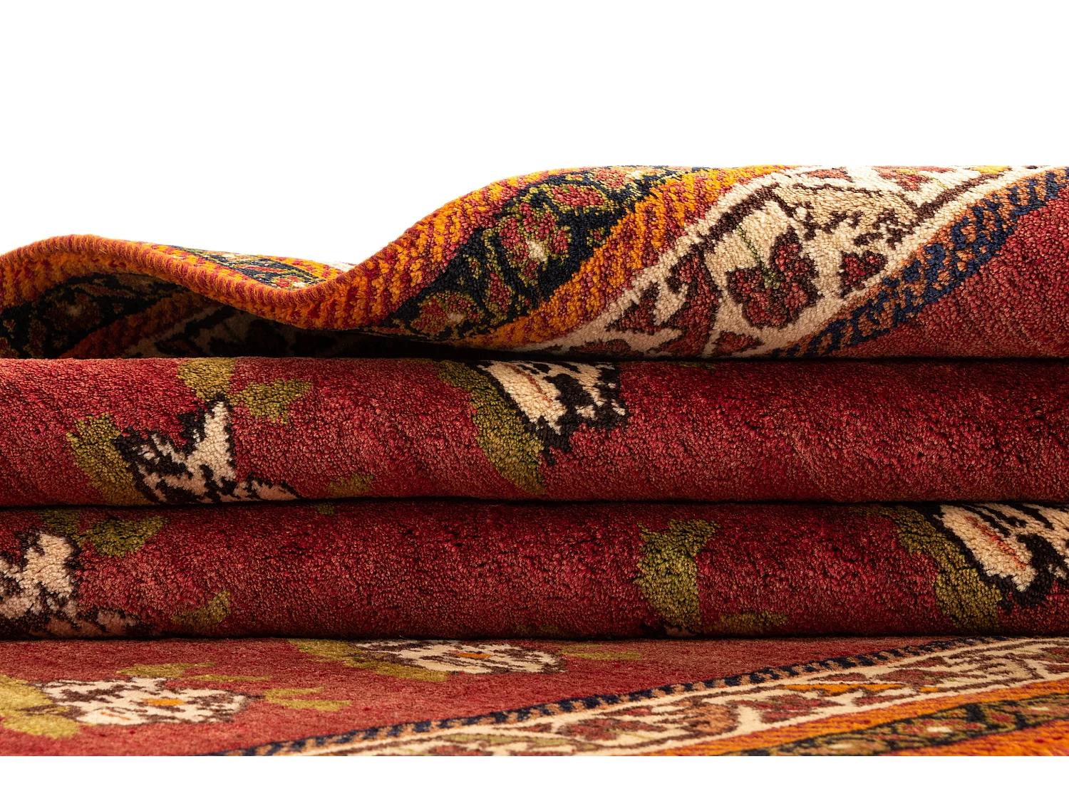 Tapis de laine 135x188 rouge Ghashghai