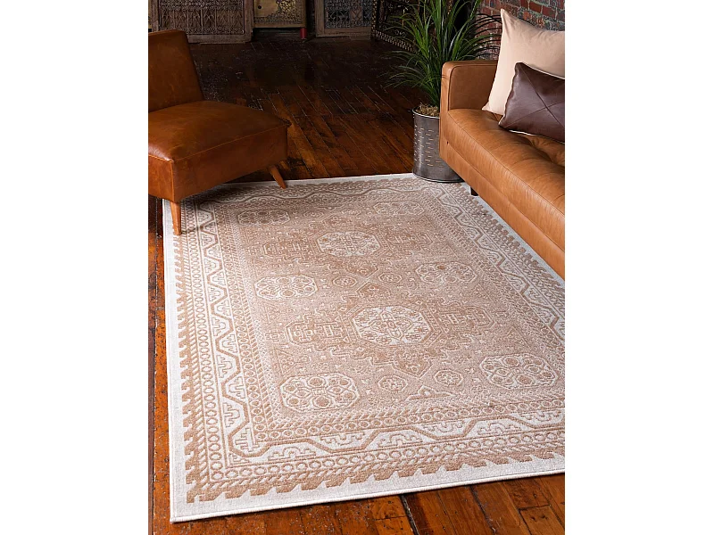 Teppich 119x180 Beige Gharajeh