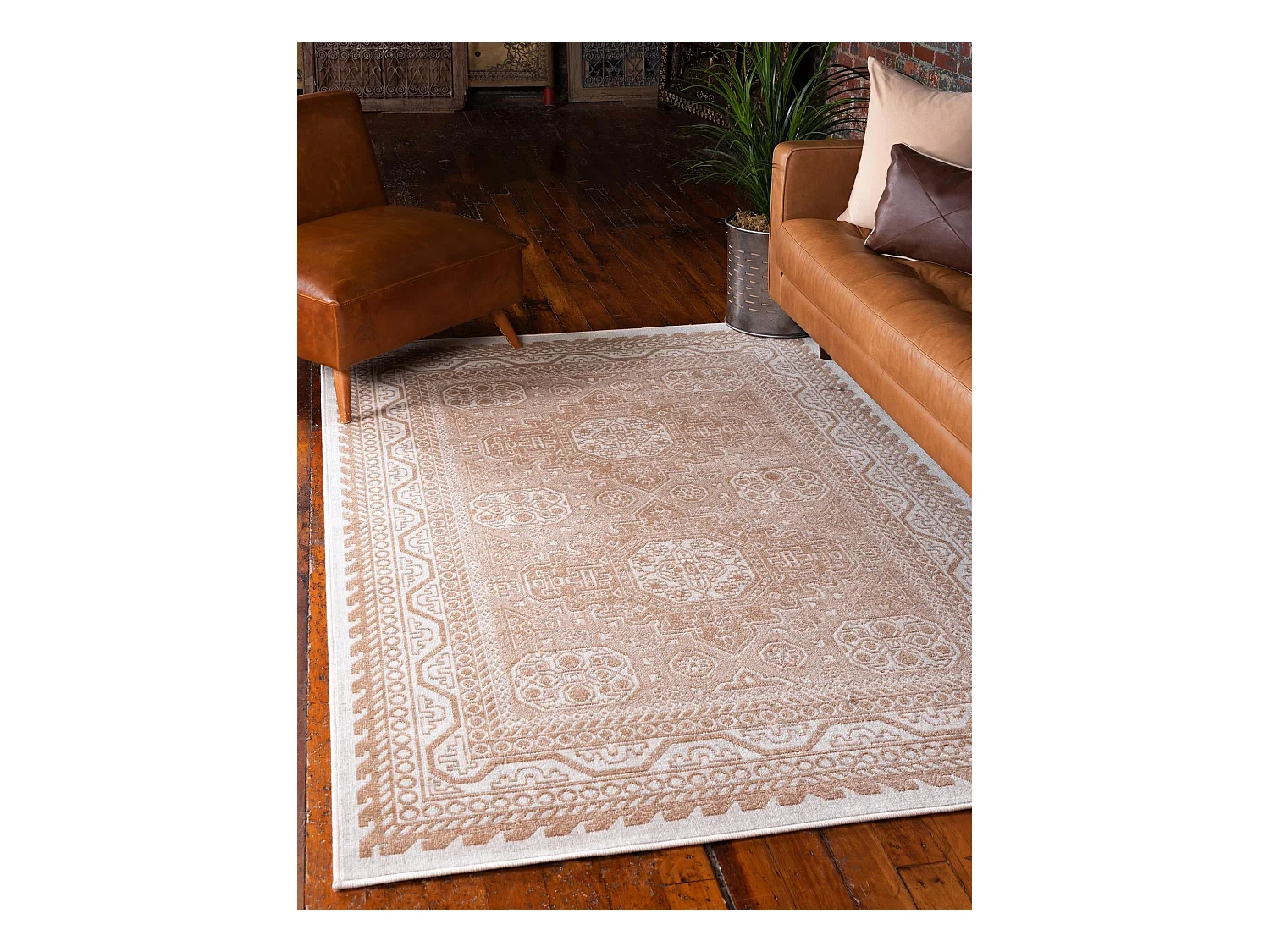 Tapis 119x180 beige Gharajeh