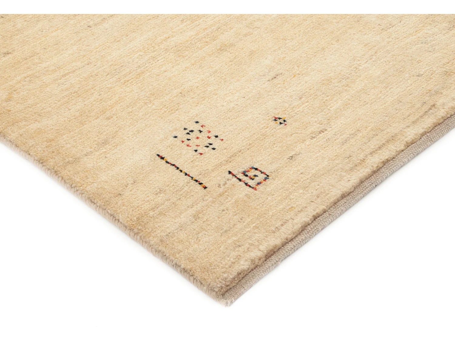 Tappeto in lana 149x192 beige Gabbeh Shouli