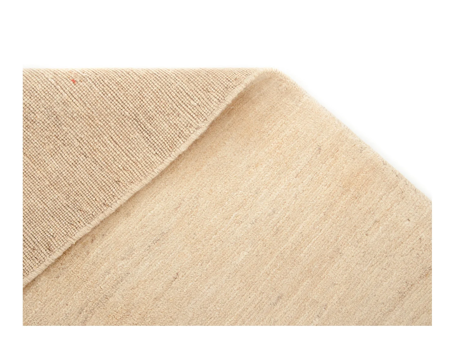 Tapis de laine 149x192 beige Gabbeh Shouli