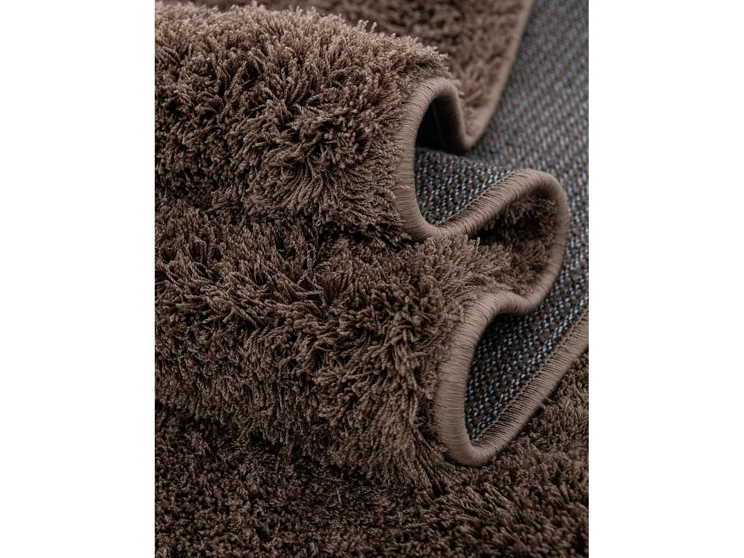 Tappeto shaggy  80x305 marrone Luzern