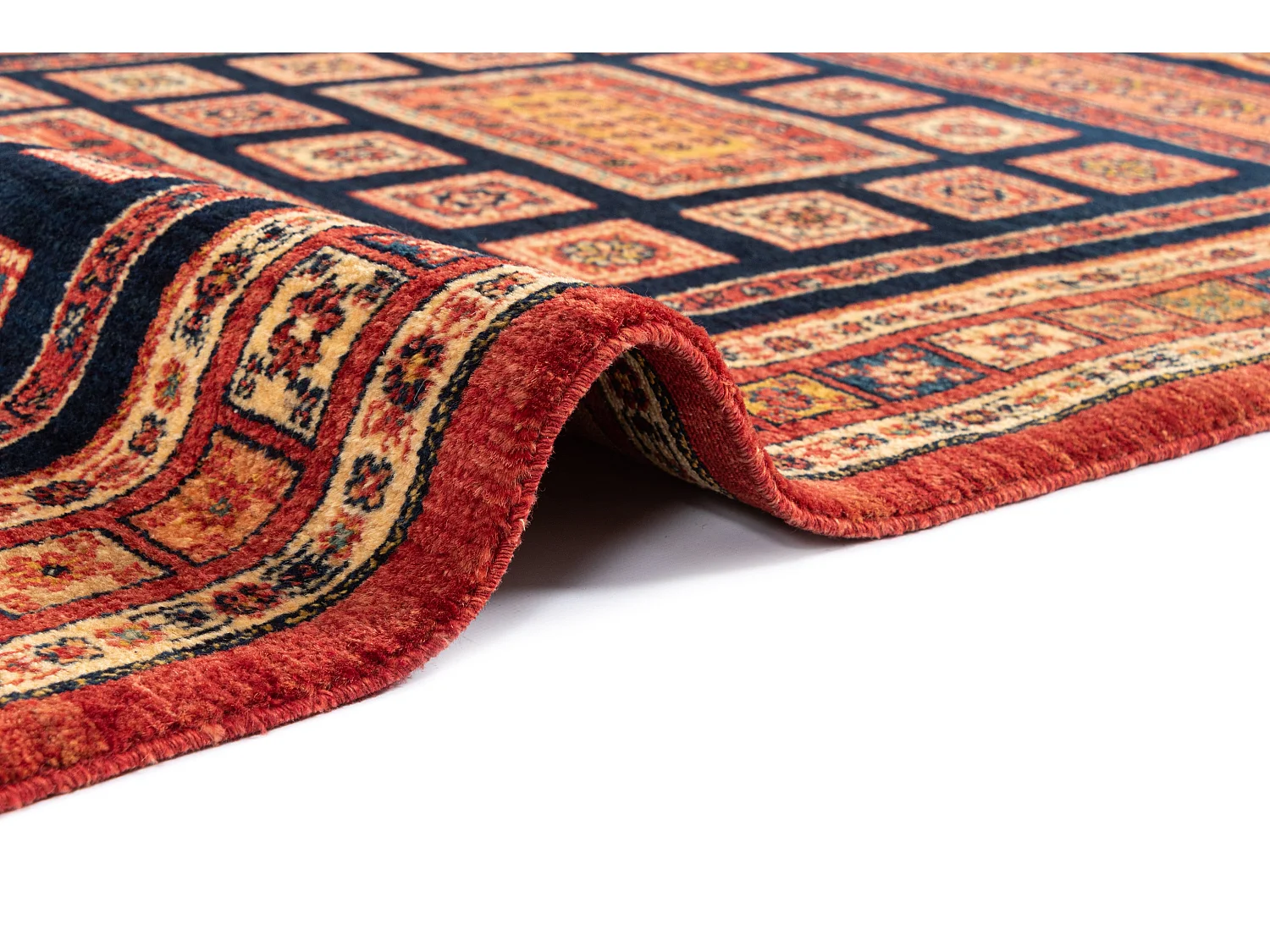 Tapis de laine 106x173 brun Kashkuli