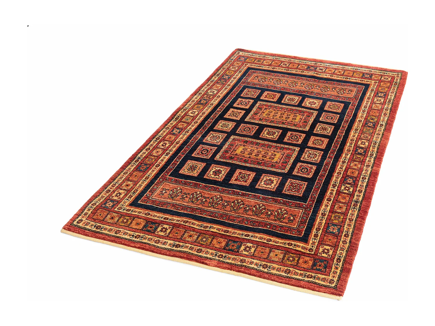 Tapis de laine 106x173 brun Kashkuli