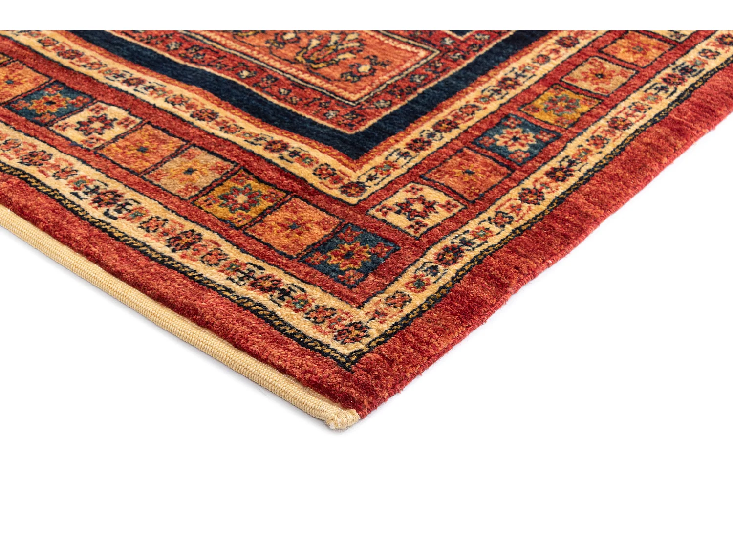 Tapis de laine 106x173 brun Kashkuli