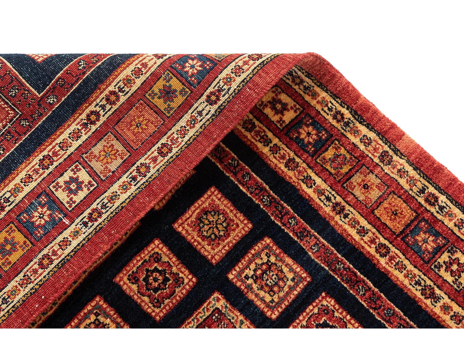 Tapis de laine 106x173 brun Kashkuli