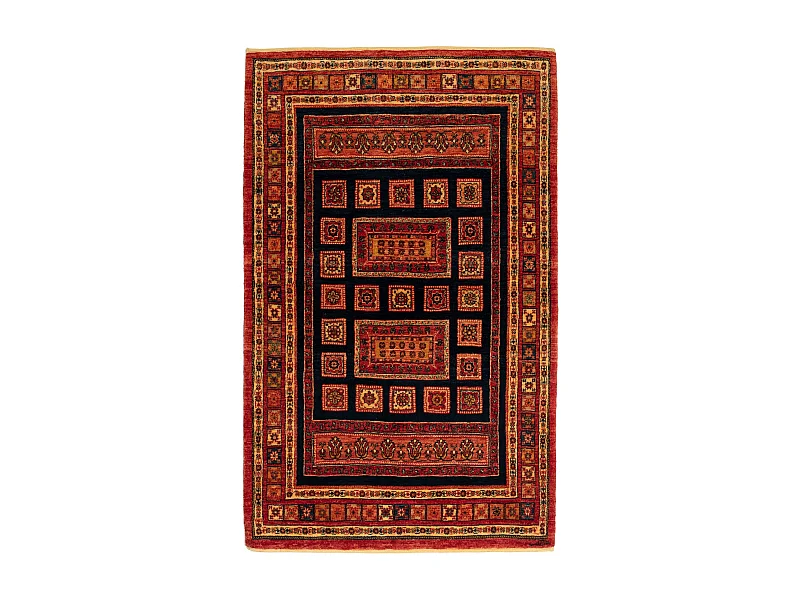 Tapis de laine 106x173 brun Kashkuli