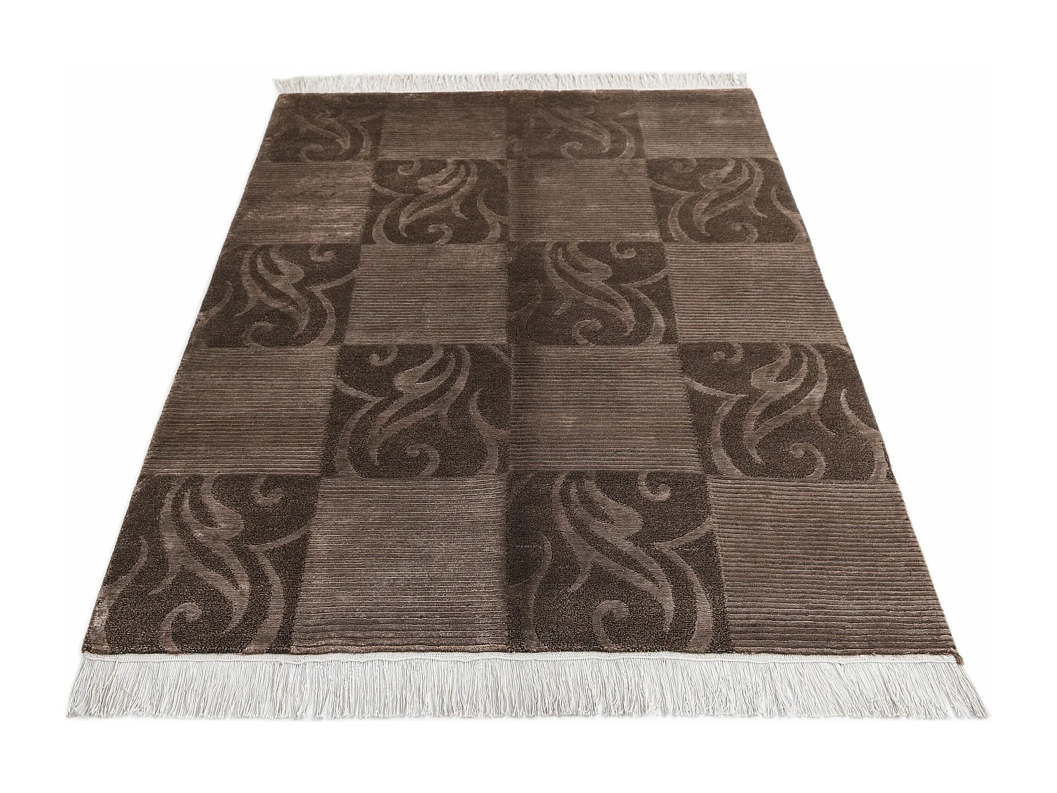 Tapis de laine 119x180 brun Darya