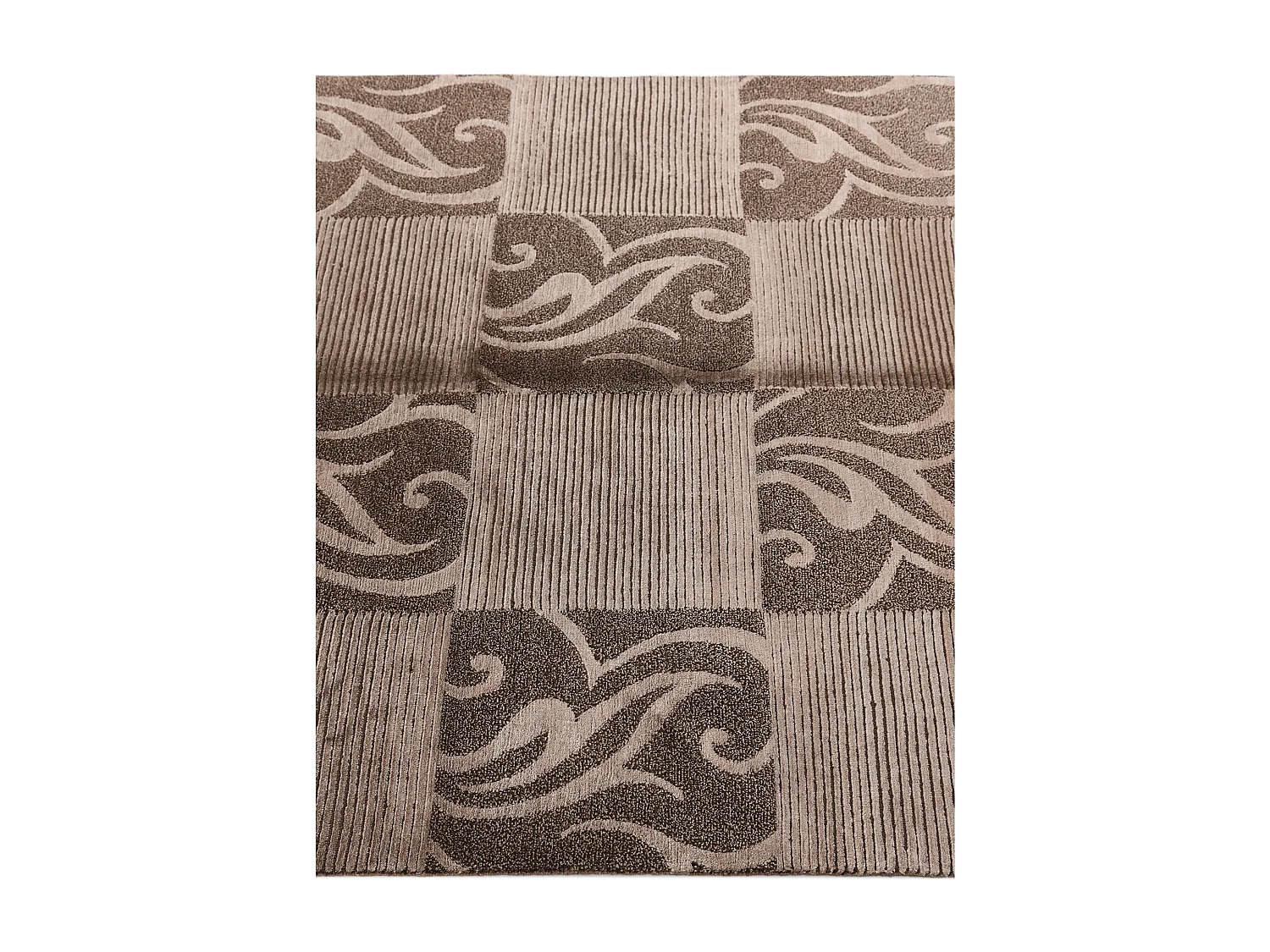 Tapis de laine 119x180 brun Darya