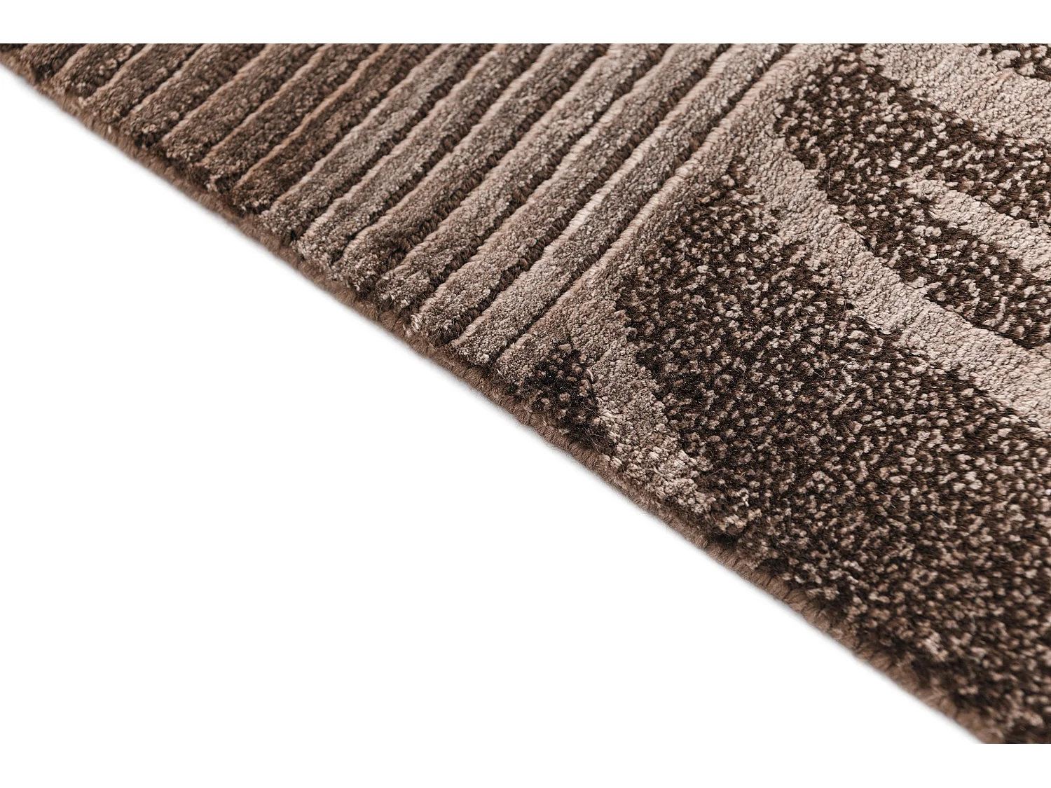 Tapis de laine 119x180 brun Darya