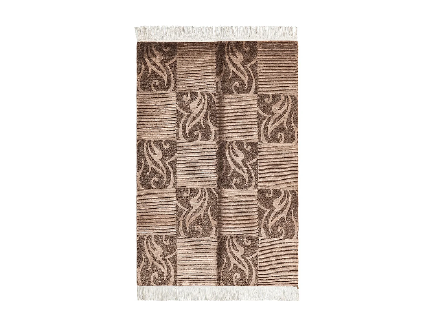 Tapis de laine 119x180 brun Darya