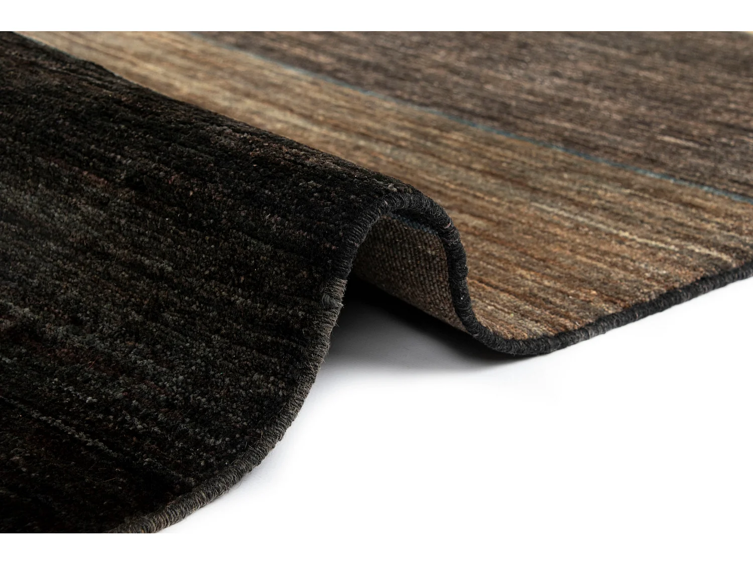 Wollteppich 167x233 Braun Juma