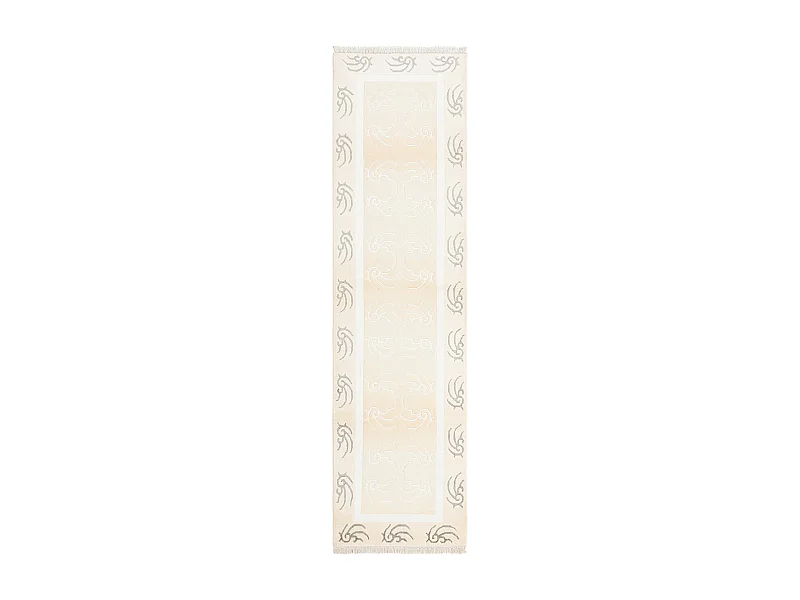 Tapis de couloir en laine 81x297 beige Darya