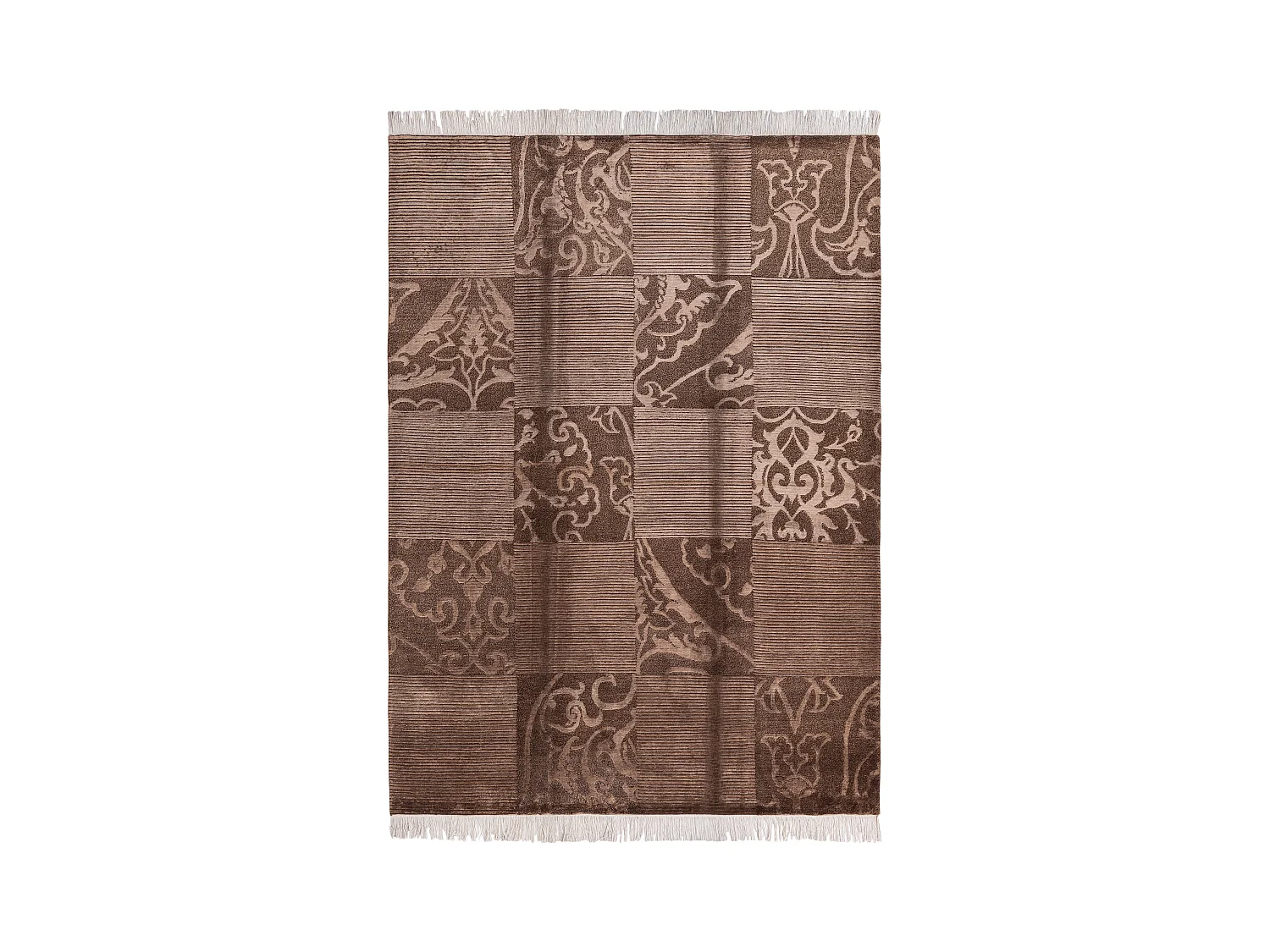Tapis de laine 178x246 brun Darya