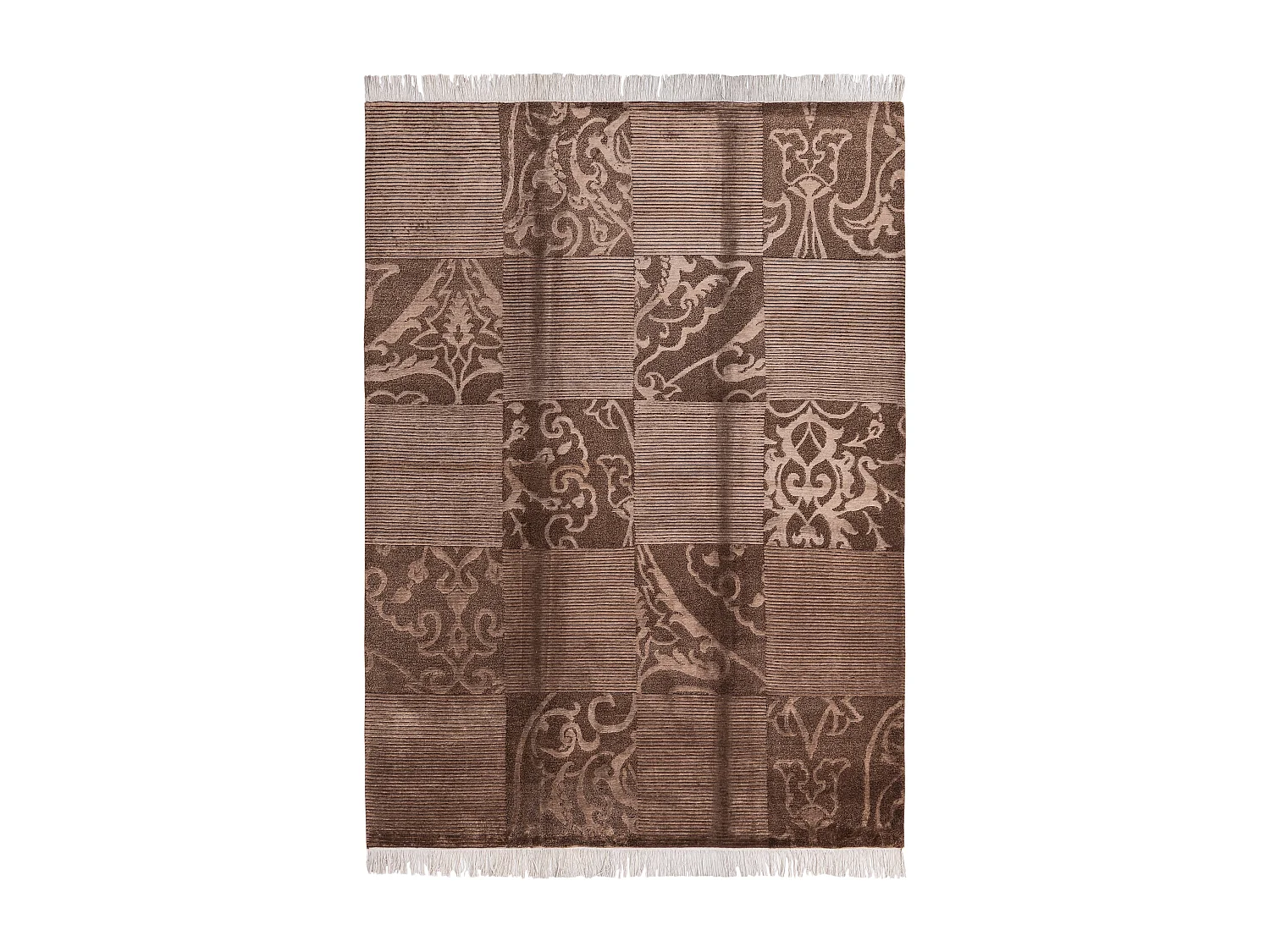 Tappeto in lana 178x246 marrone Darya