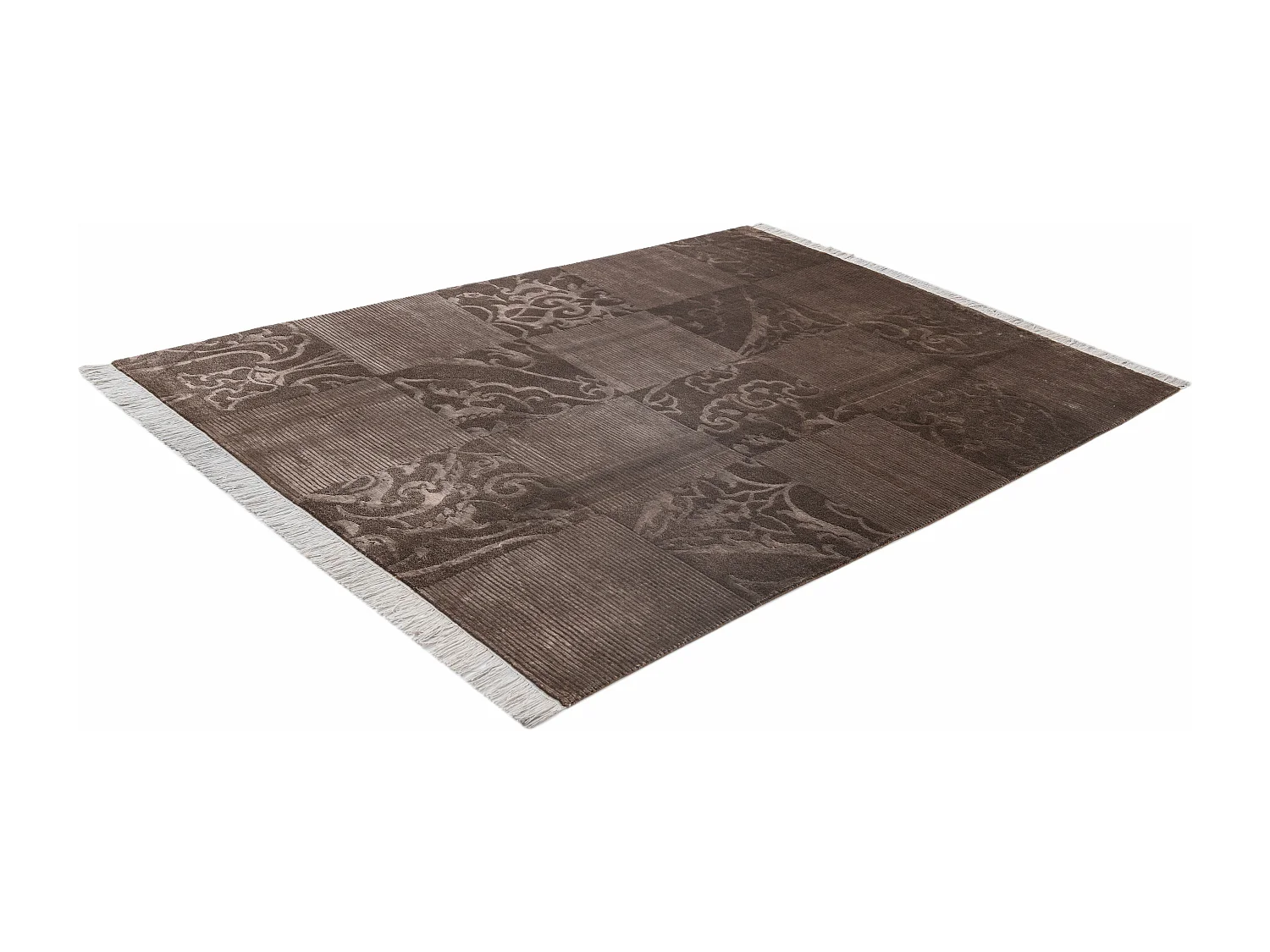 Tappeto in lana 178x246 marrone Darya