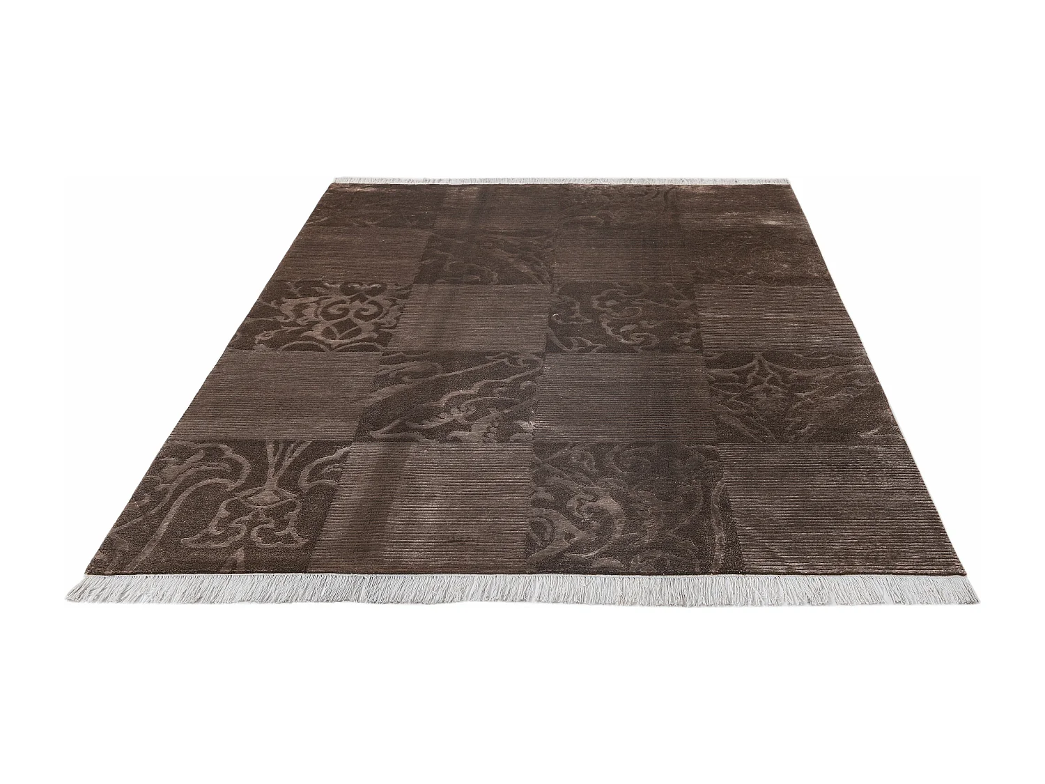 Tappeto in lana 178x246 marrone Darya