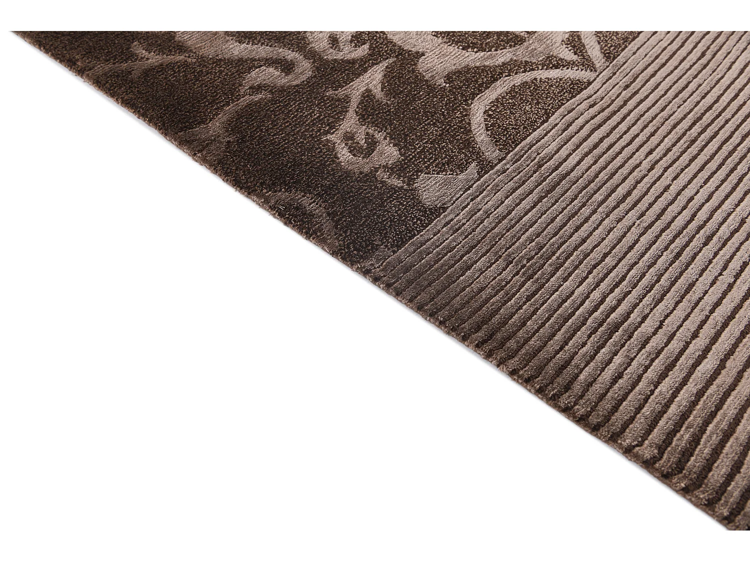 Tappeto in lana 178x246 marrone Darya