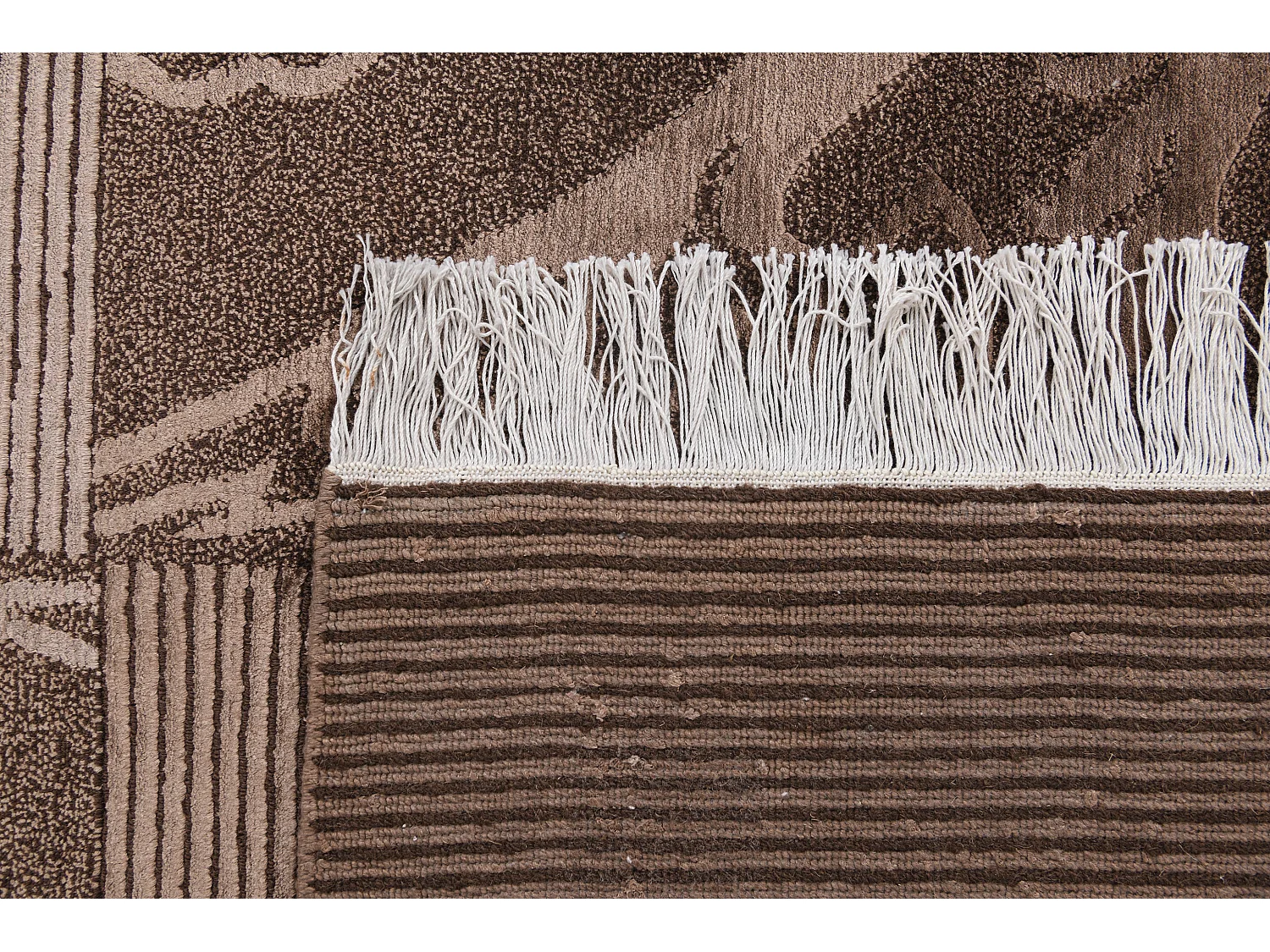 Tappeto in lana 178x246 marrone Darya