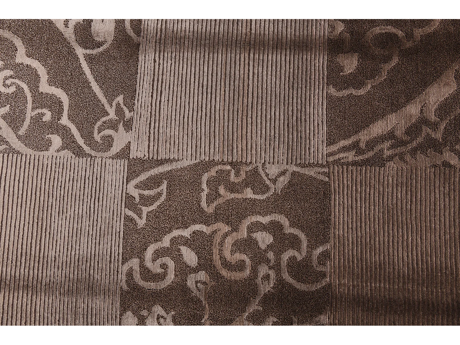 Tappeto in lana 178x246 marrone Darya