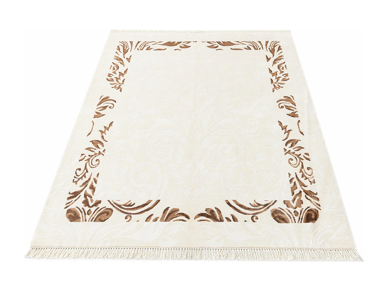 Tapis de laine 124x180 beige Darya