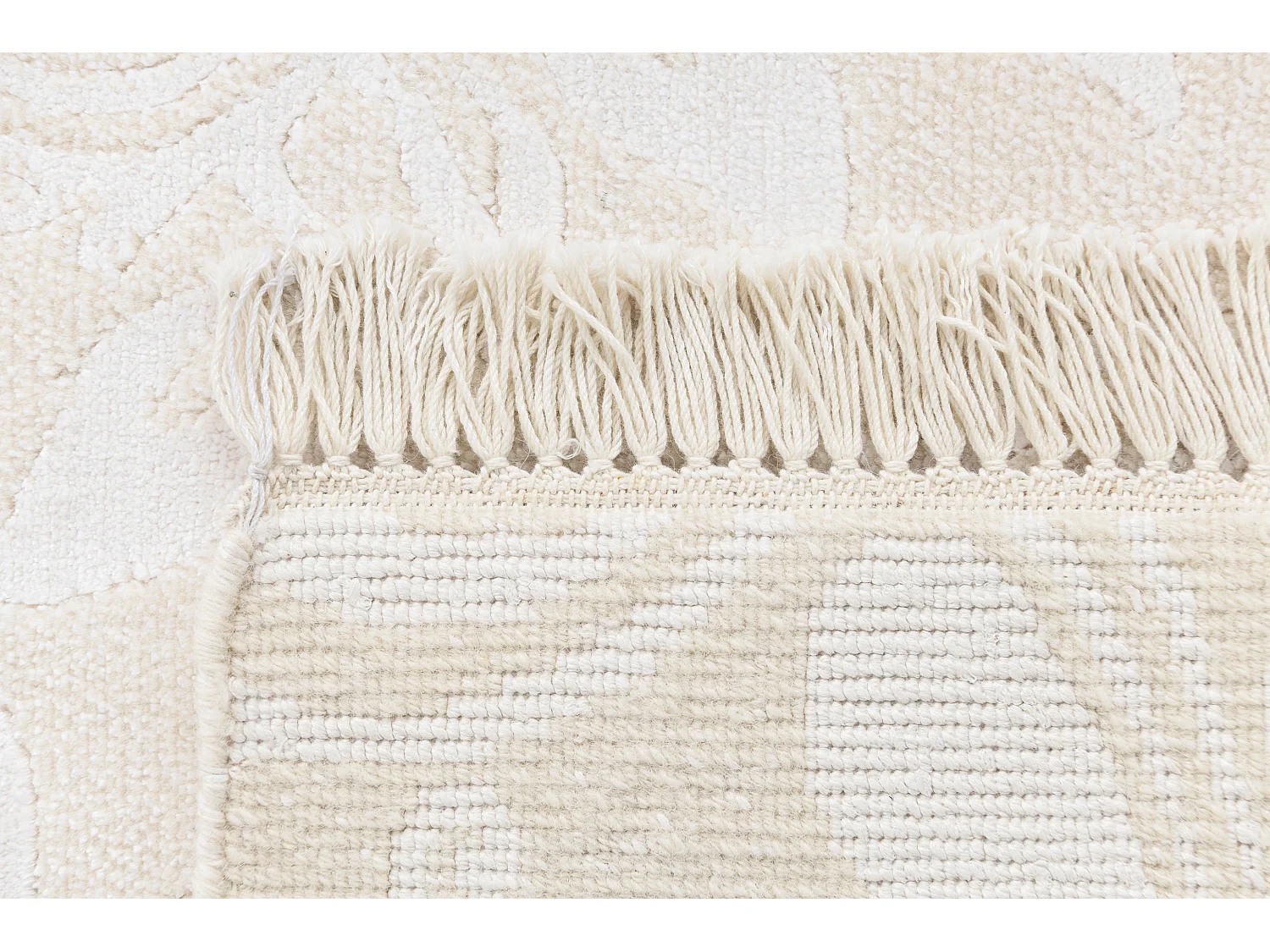 Tapis de laine 124x180 beige Darya