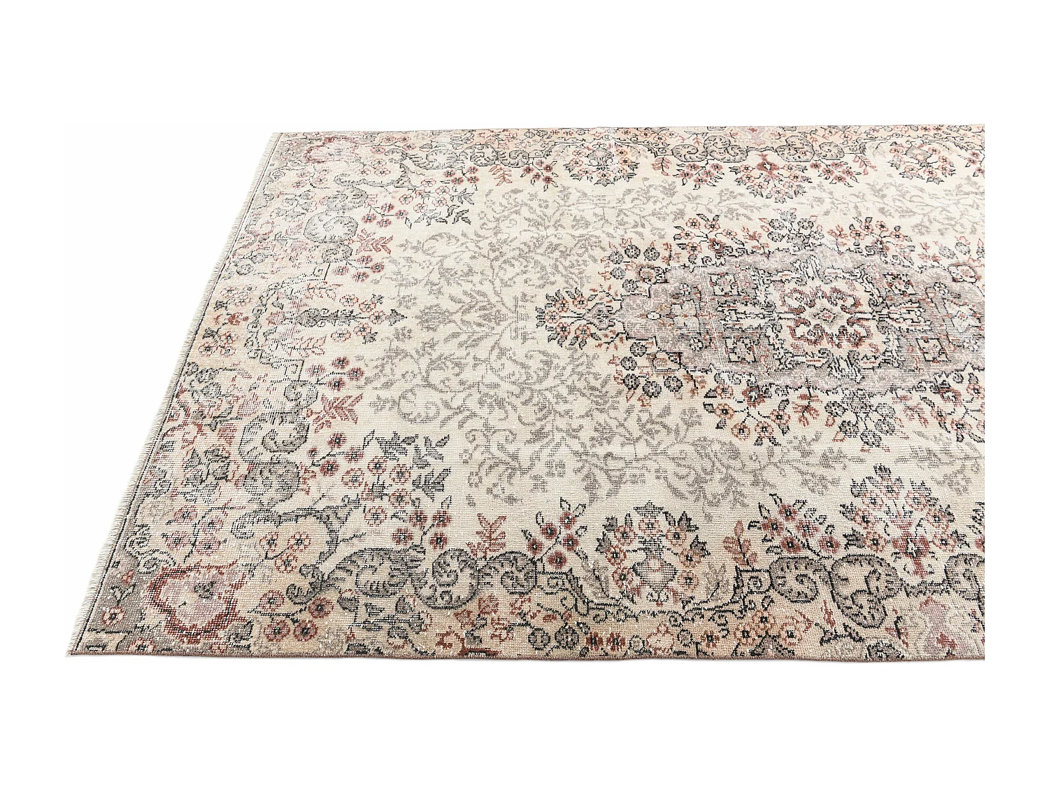 Tapis de laine 165x262 beige Ultra Vintage