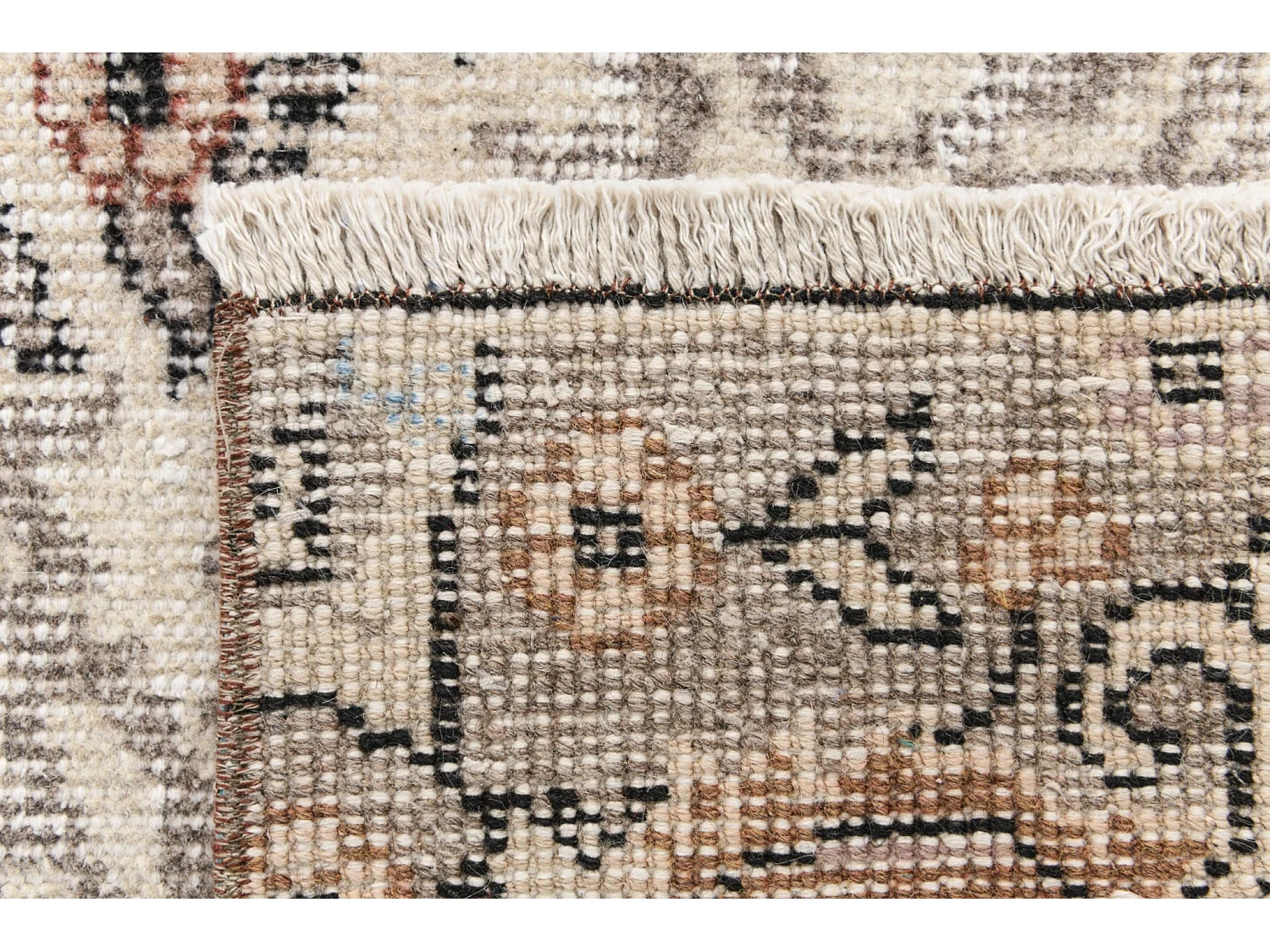 Tapis de laine 165x262 beige Ultra Vintage