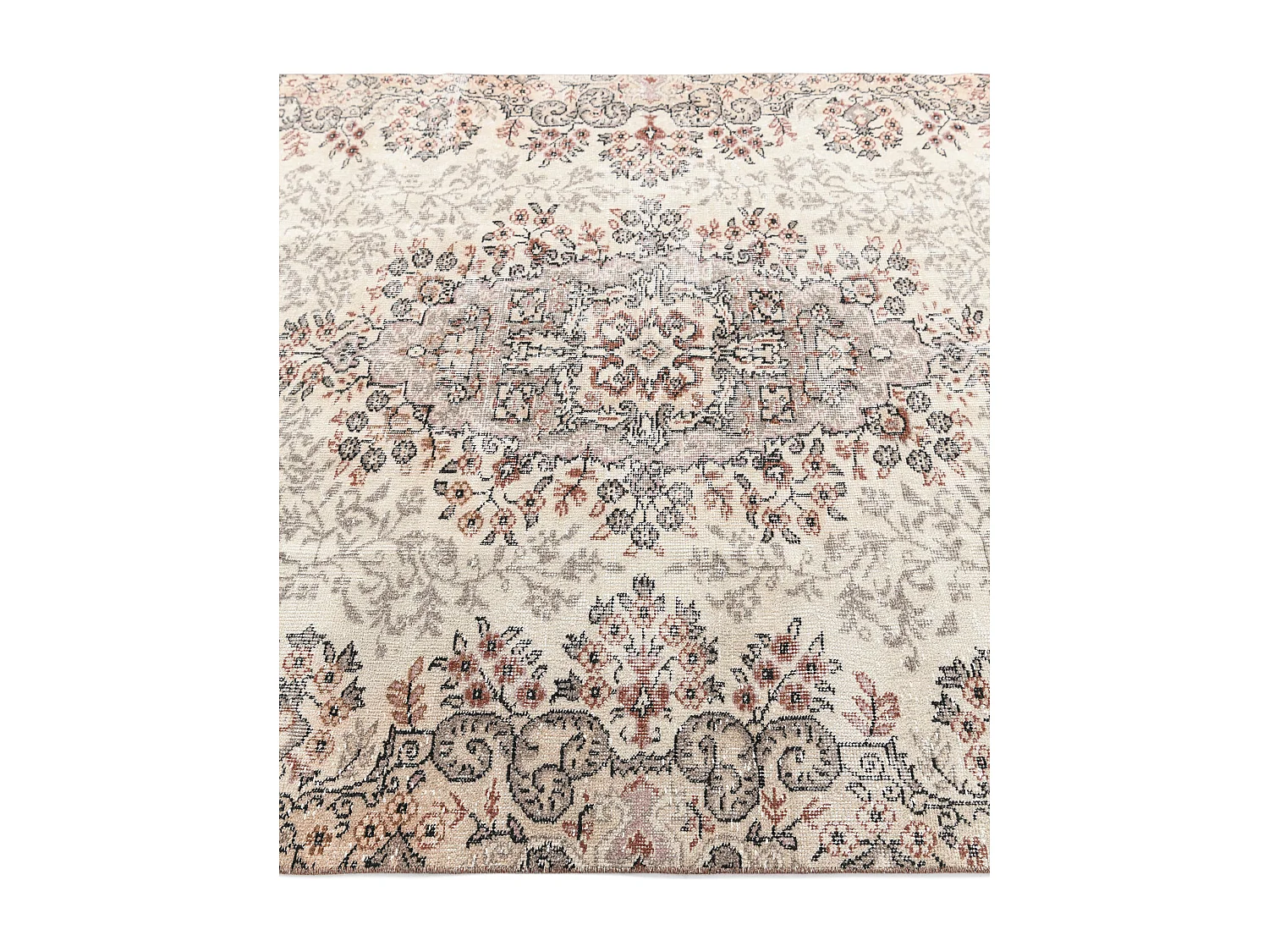 Tapis de laine 165x262 beige Ultra Vintage