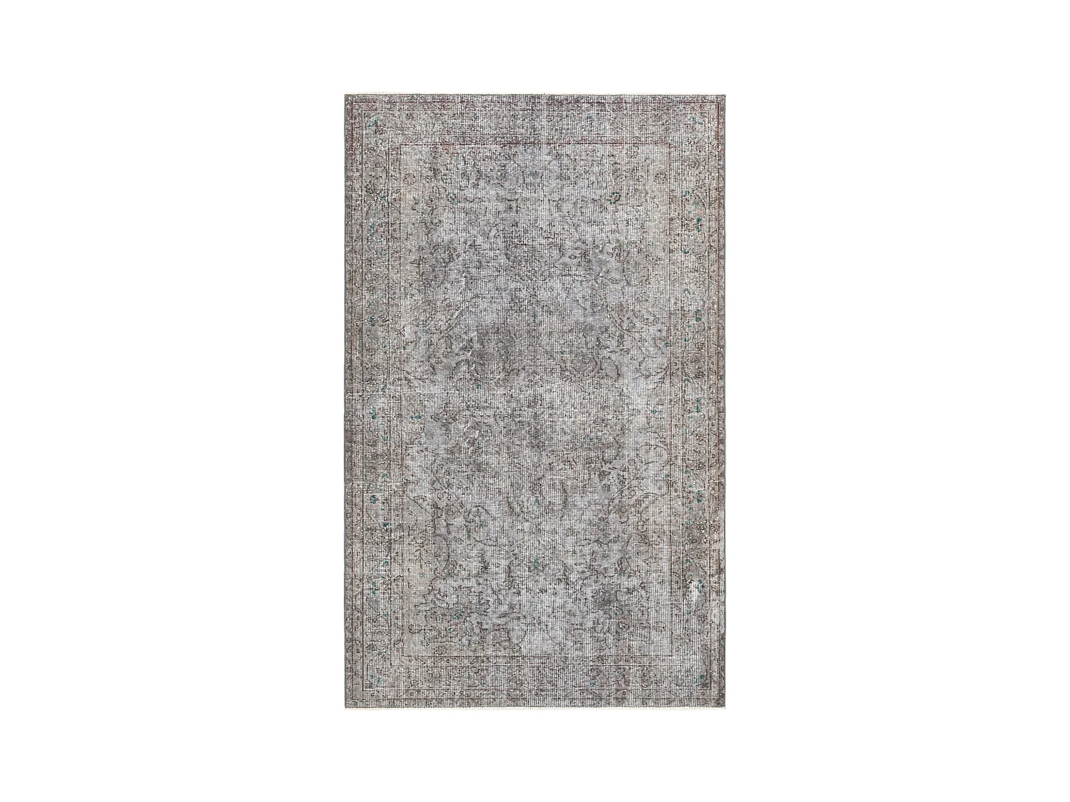 Tapis de laine 155x251 gris Ultra Vintage