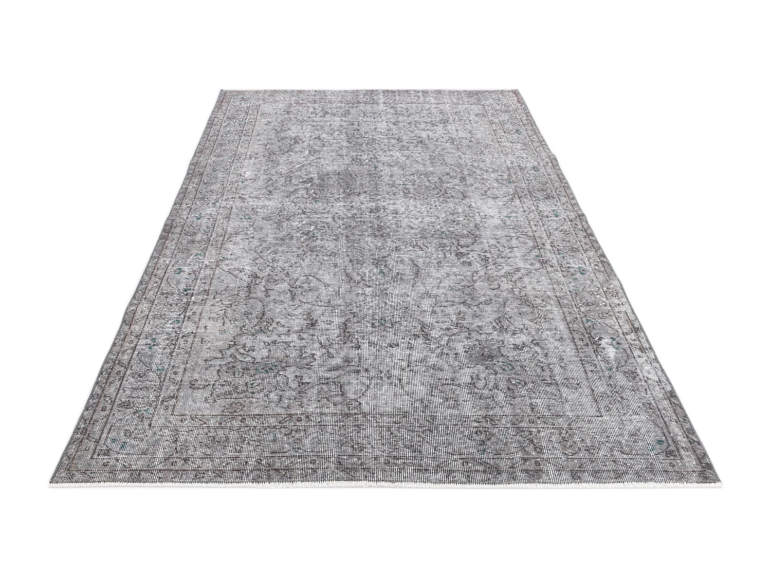 Tapis de laine 155x251 gris Ultra Vintage