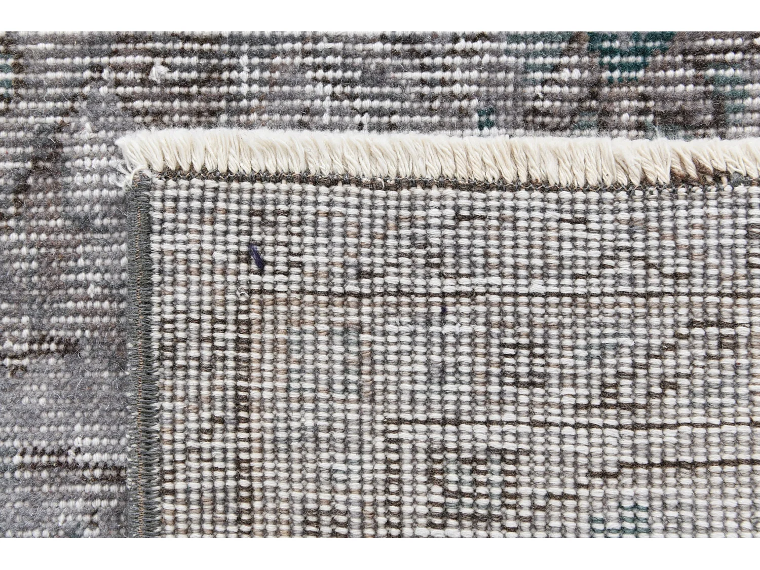 Tapis de laine 155x251 gris Ultra Vintage