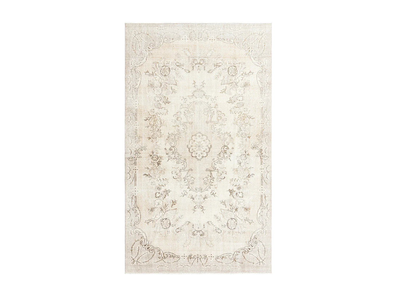 Tapis de laine 165x282 brun Ultra Vintage