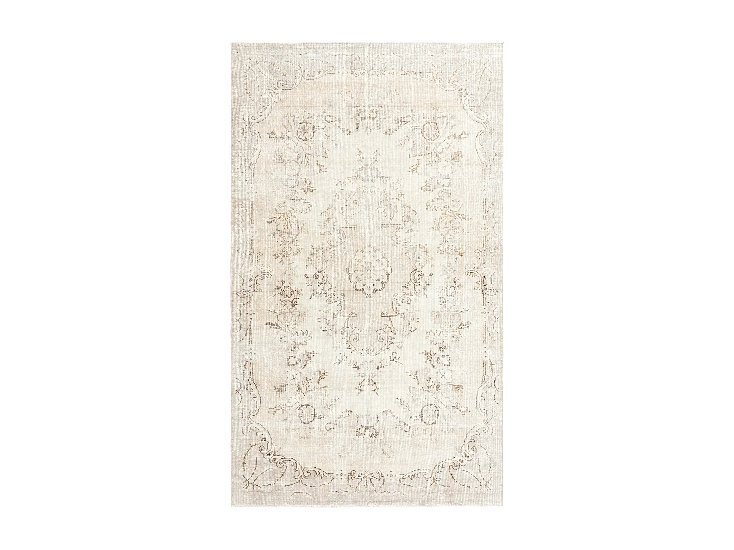 Tapis de laine 165x282 brun Ultra Vintage