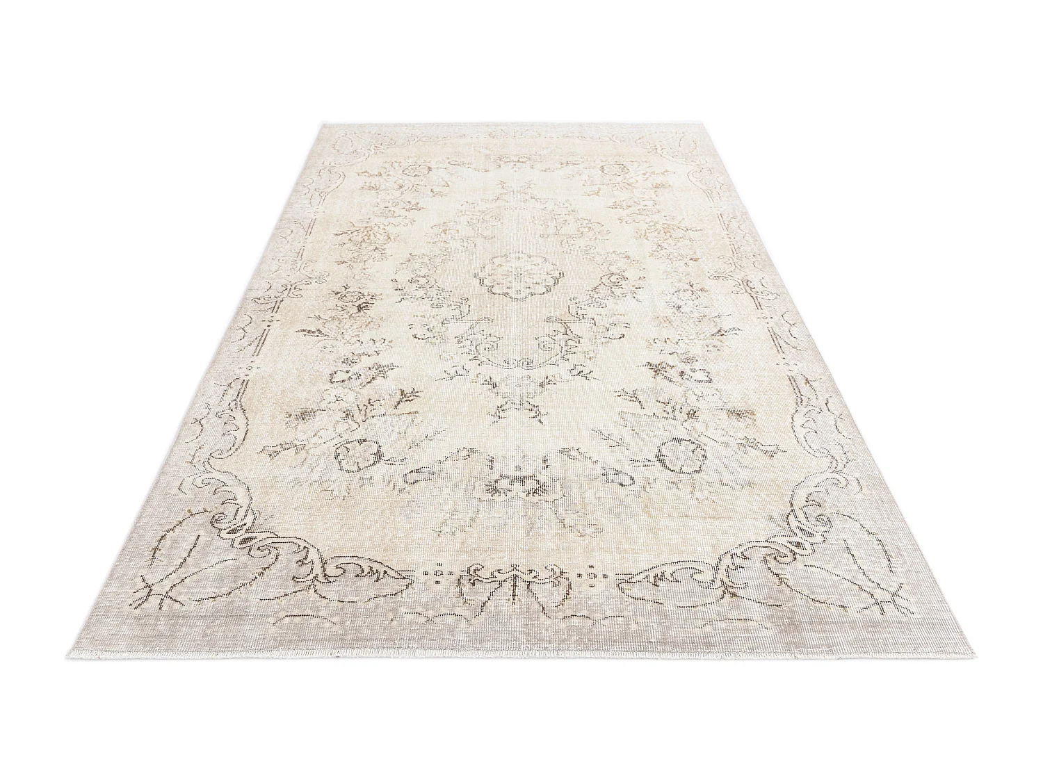 Tapis de laine 165x282 brun Ultra Vintage