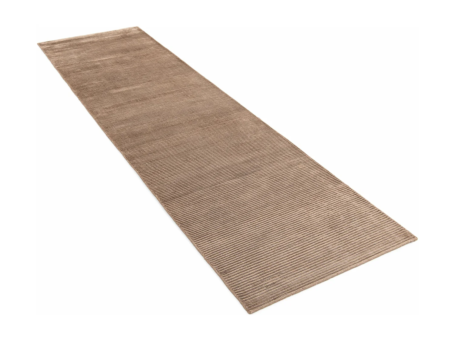 Tapis de couloir en laine 79x290 brun Darya