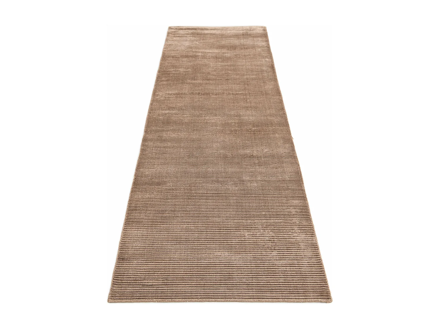 Tapis de couloir en laine 79x290 brun Darya