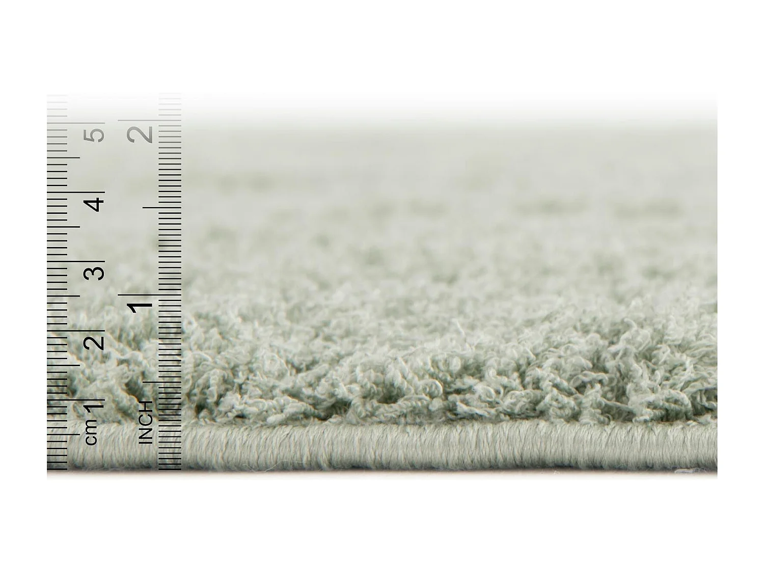 Tapis shaggy 125x185 vert Luzern