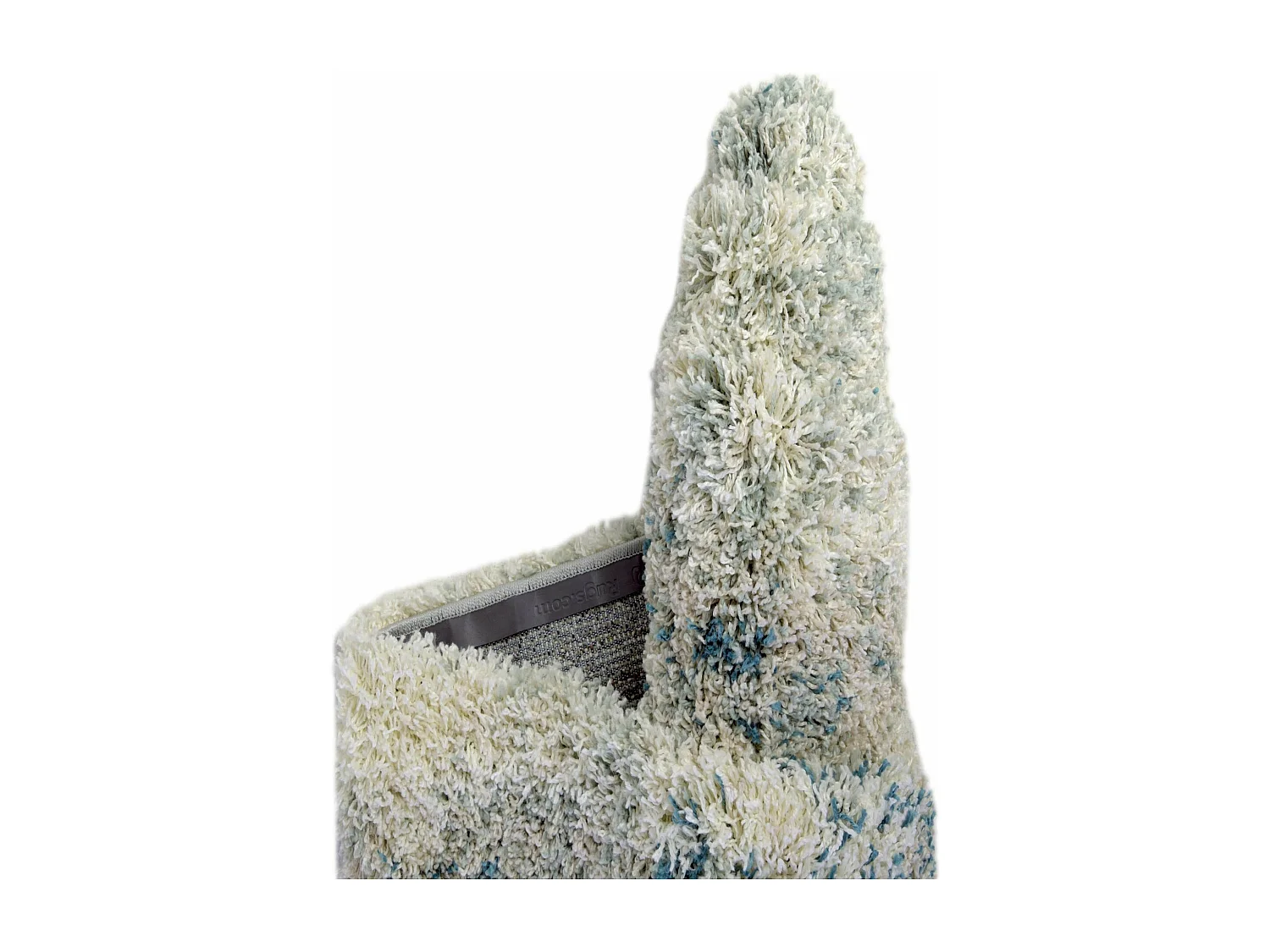 Tapis shaggy 125x185 beige - vert Lachen Haze