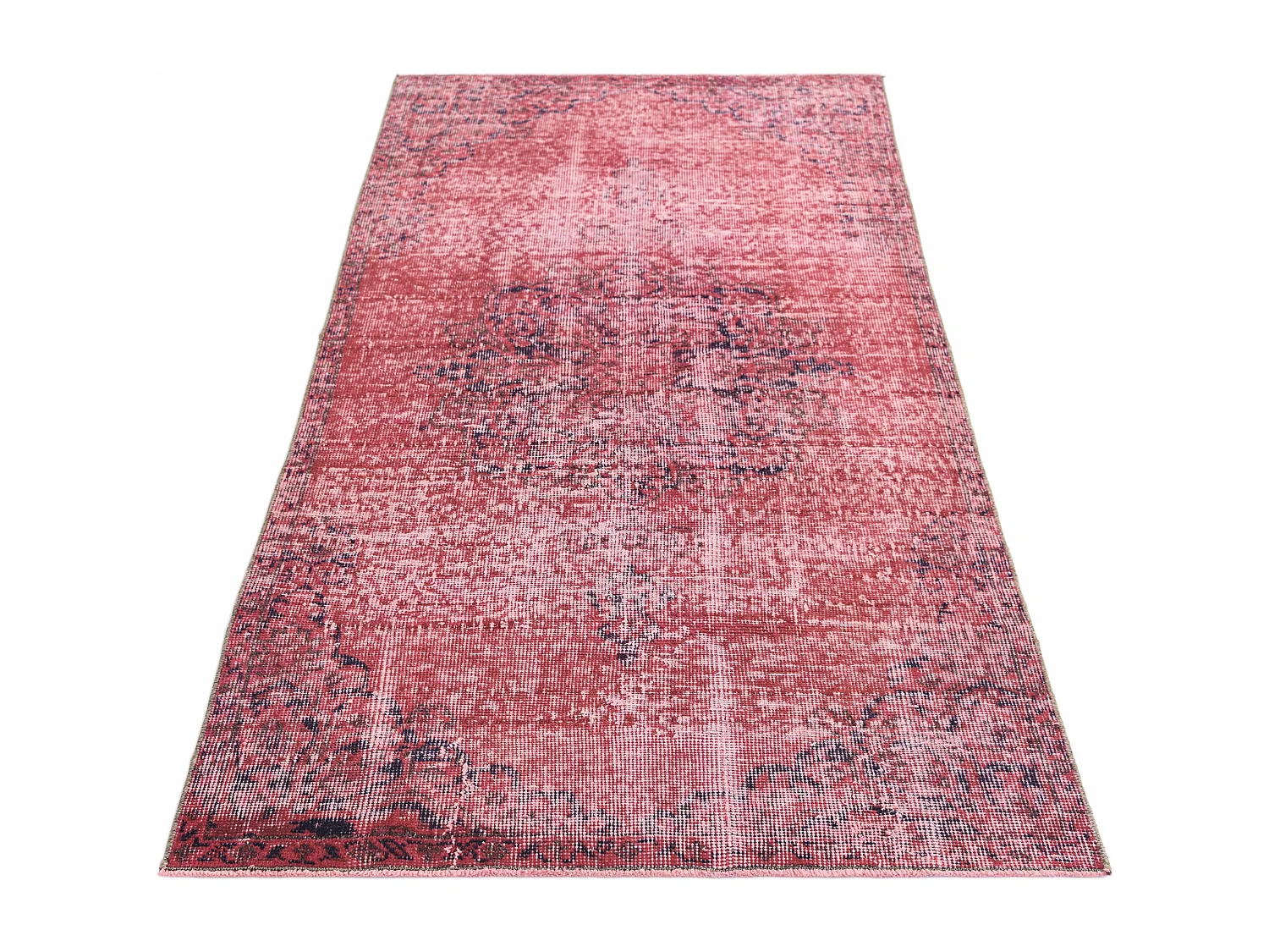 Wollteppich 89x175 Rot Ultra Vintage