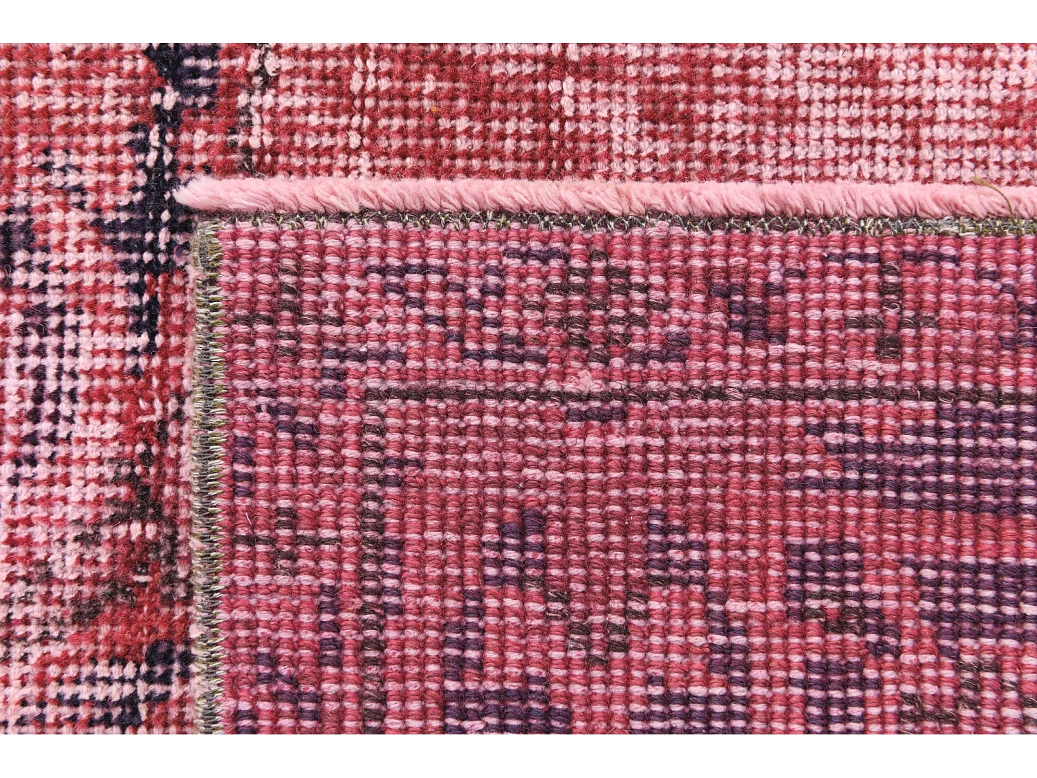 Wollteppich 89x175 Rot Ultra Vintage