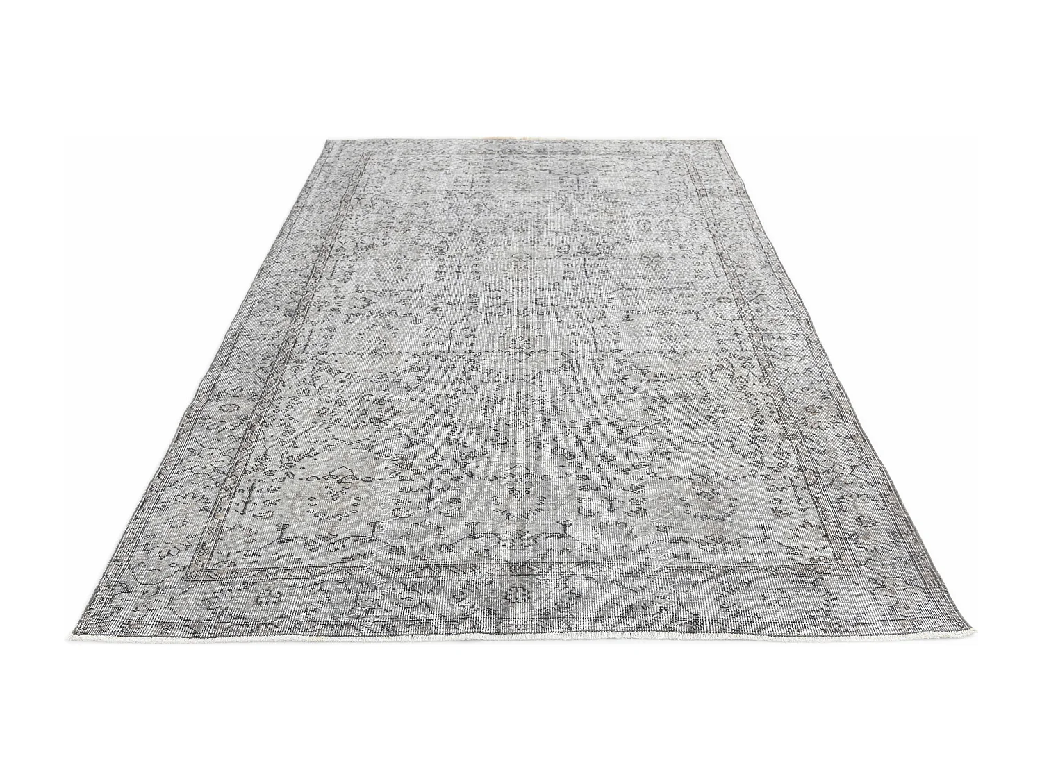 Tapis de laine 178x277 gris Ultra Vintage