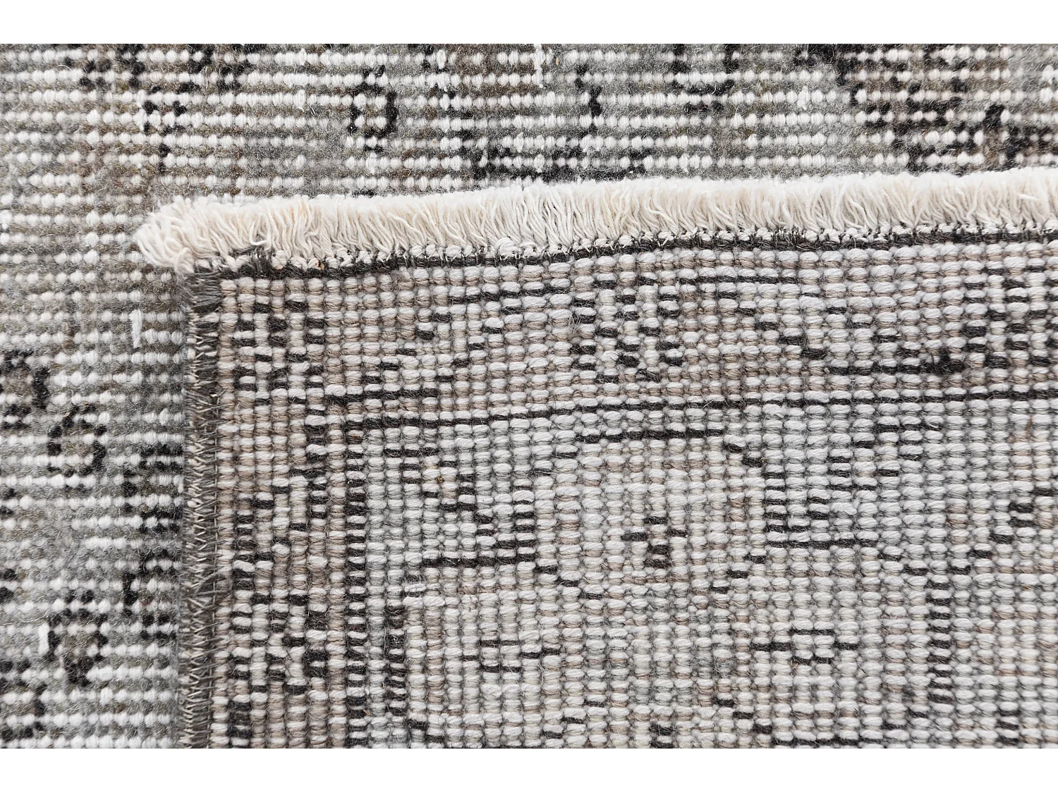 Tapis de laine 178x277 gris Ultra Vintage