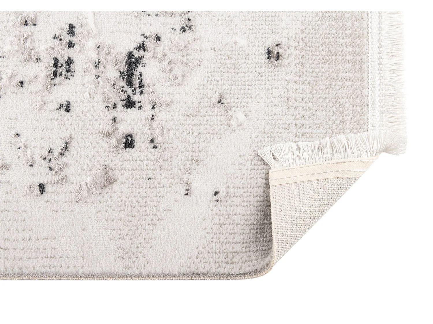 Tapis 275x365 gris noir Davos Charme