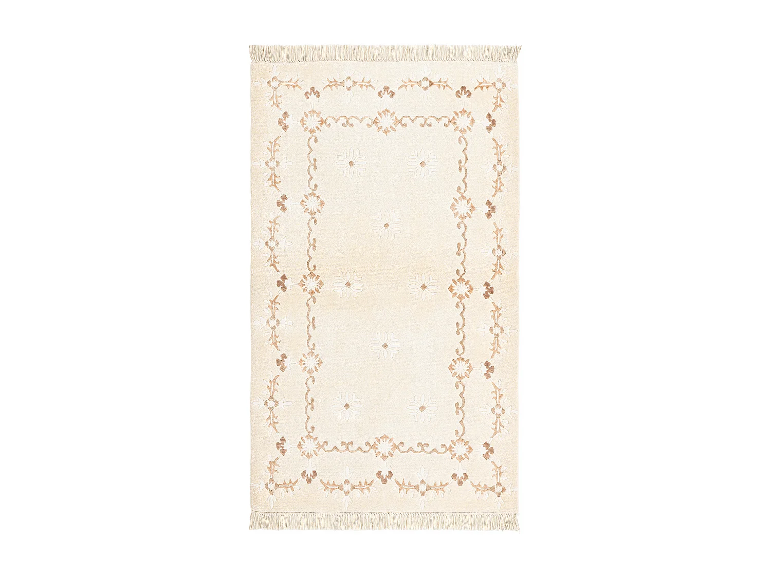 Wollteppich 91x150 Beige Darya