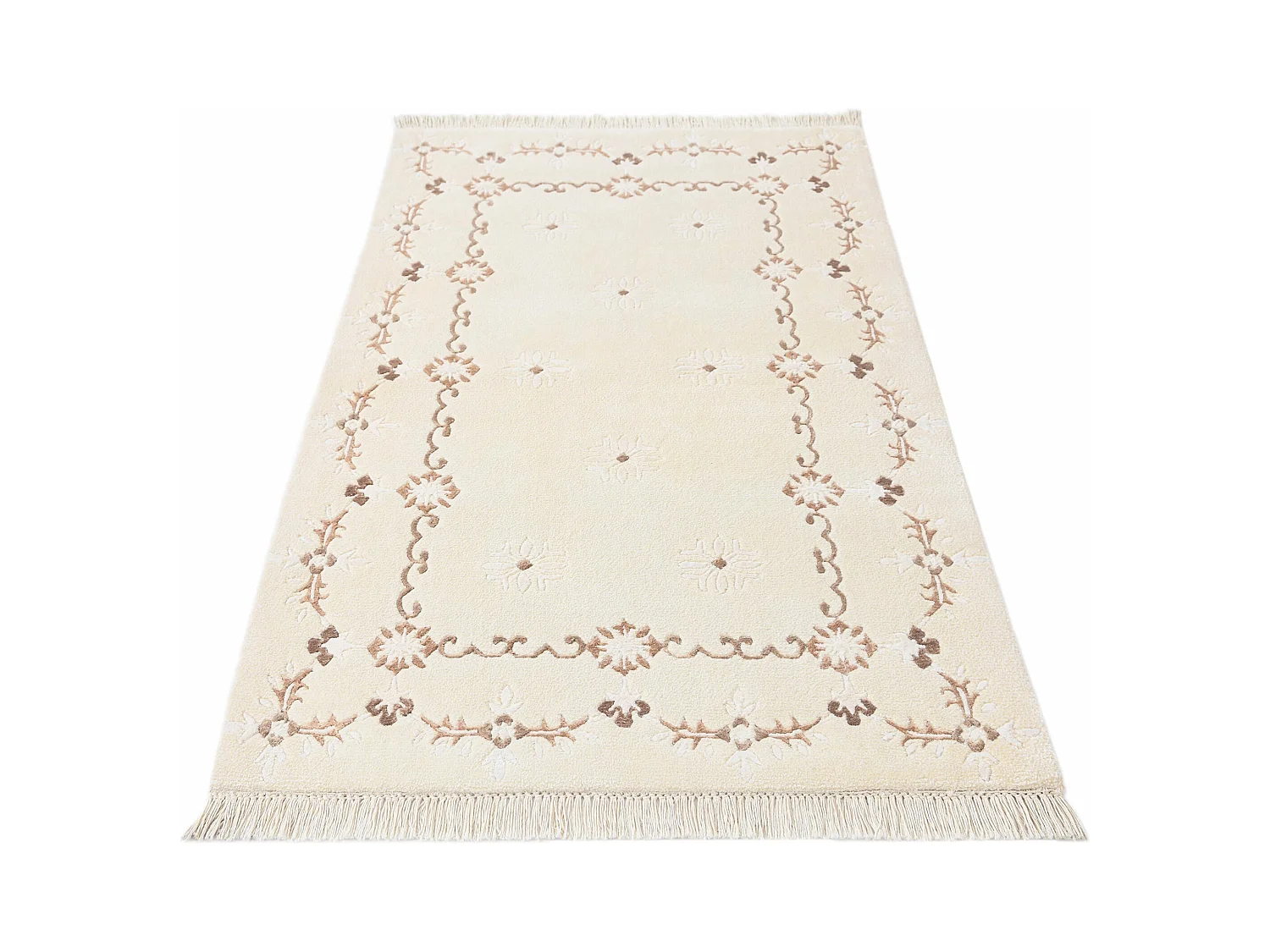 Tapis de laine 91x150 beige Darya