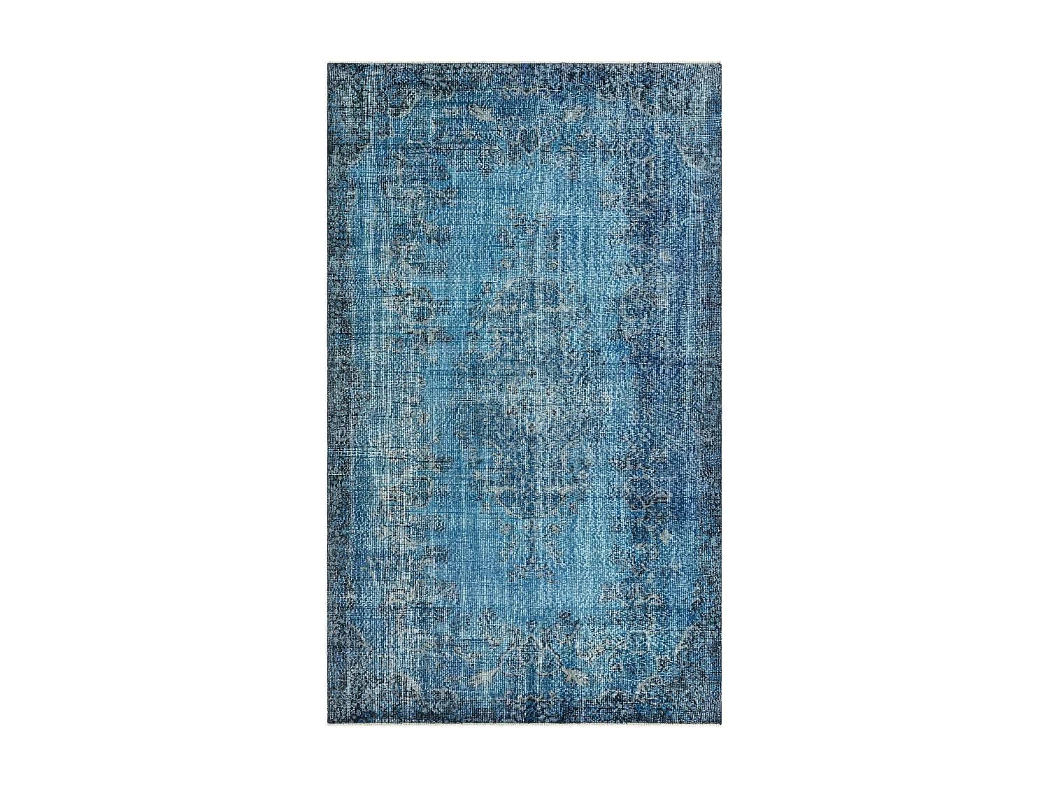 Tappeto in lana 183x302 Blu Ultra Vintage